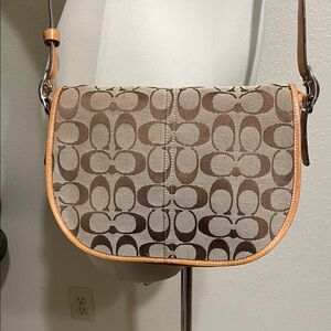 Coach Brown Signature Crossbody Bag
